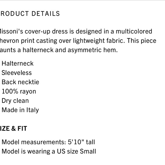 Missoni Dress Multicolor M - Picture 7 of 8